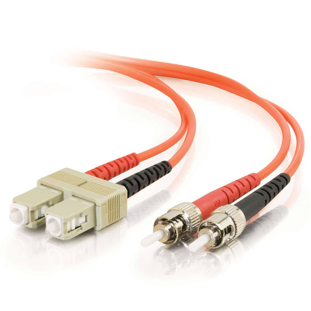 8M Duplex Multimode Fiber Optic Cable - Orange A181611