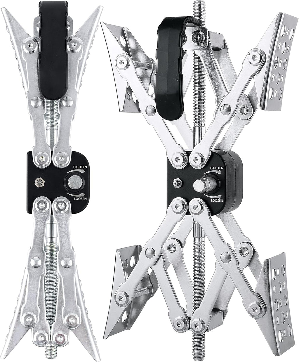 X-Shaped Wheel Chock Stabilizer for Tandem-Axle Trailer RV Tire D2942