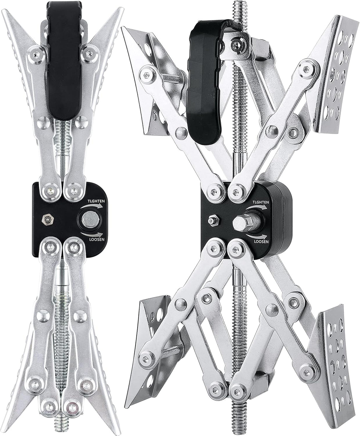 X-Shaped Wheel Chock Stabilizer for Tandem-Axle Trailer RV Tire D2942