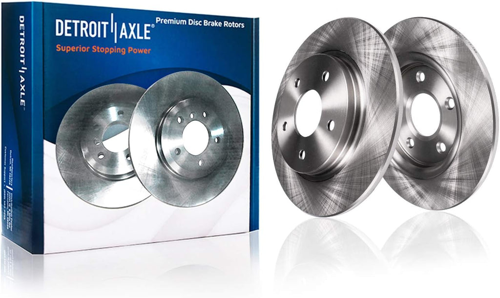 12.60" Front & Solid Rear Disc Rotors + Brake Pads 8pc Set I3662