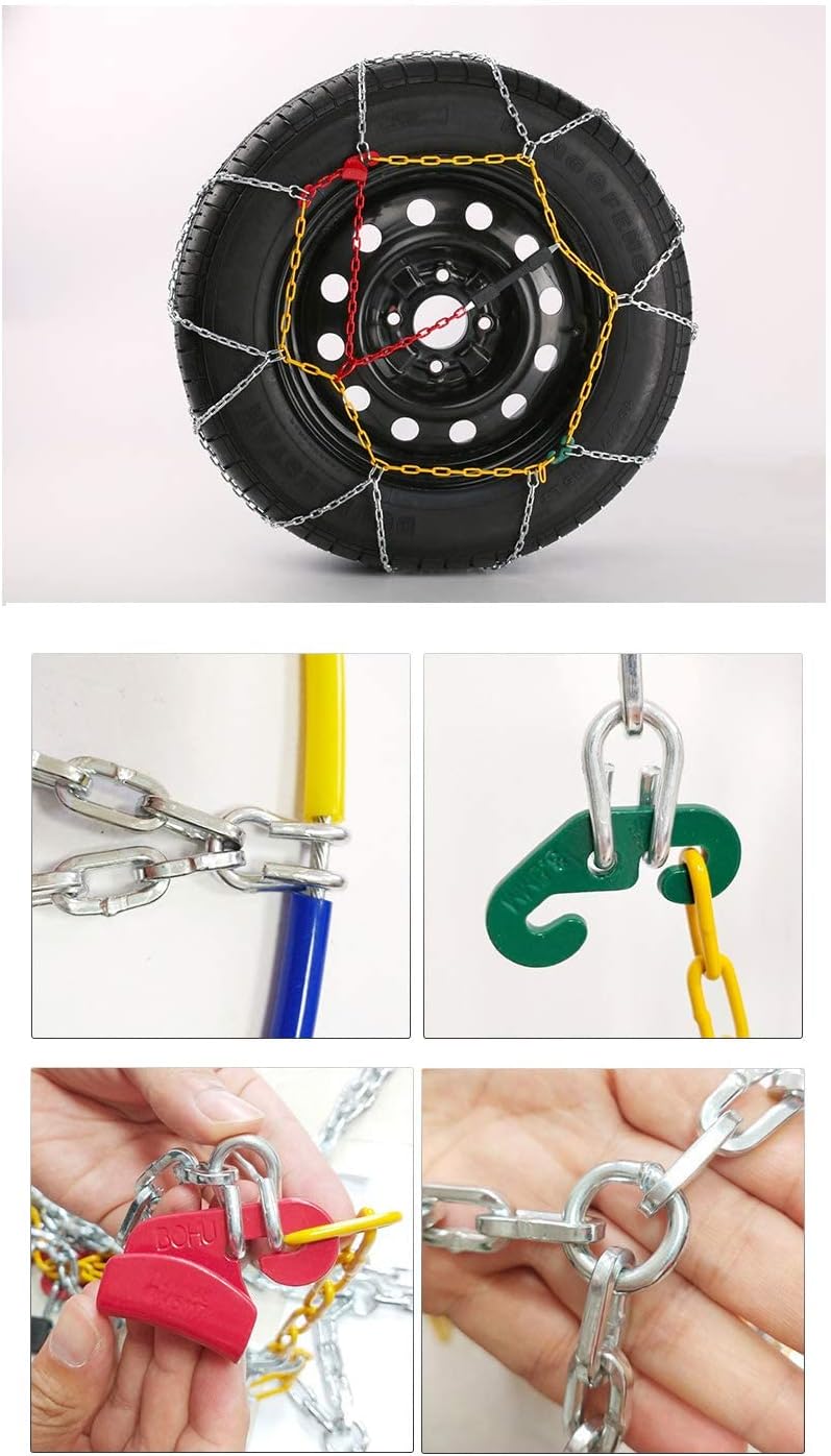 Alloy Snow Chain Tire Chain Set of 2 F880503
