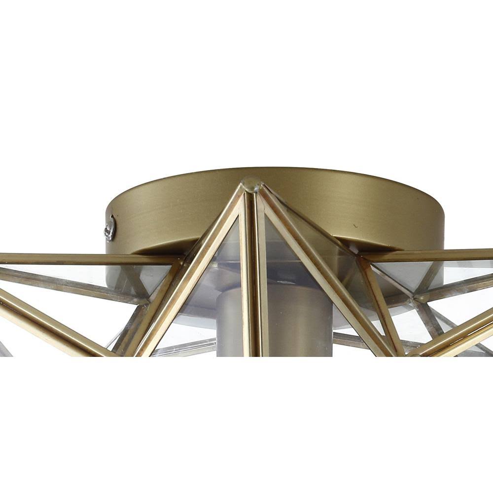 Gold LED Flush Mount Z1516