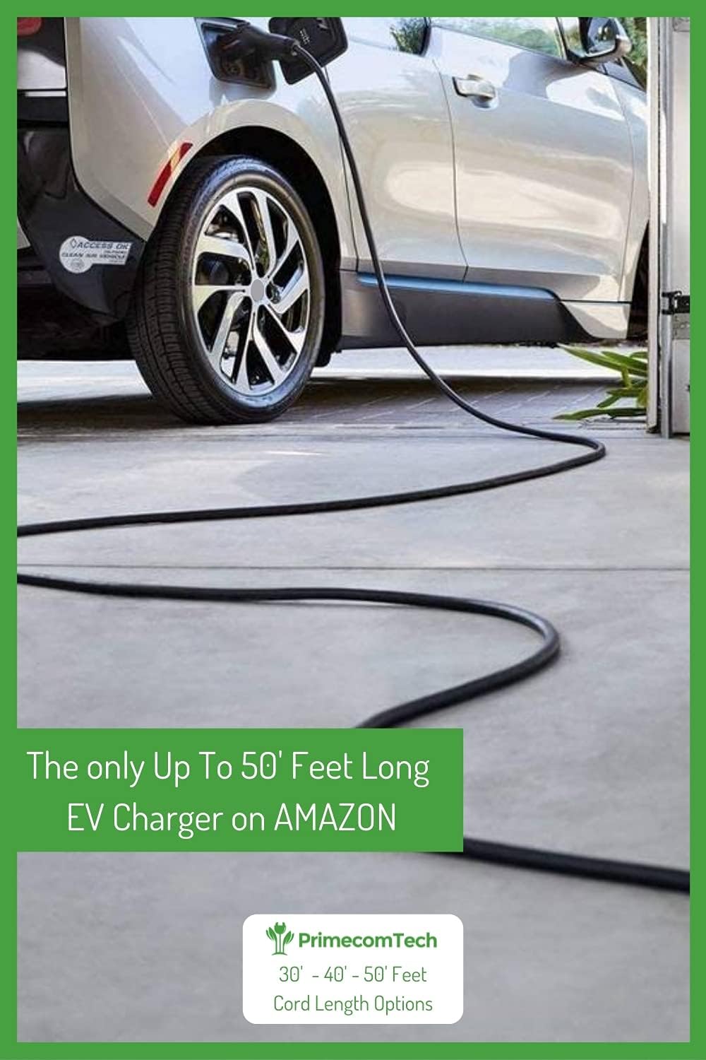 Level 2 Electric Vehicle Charger with 50Ft Cable Y6758