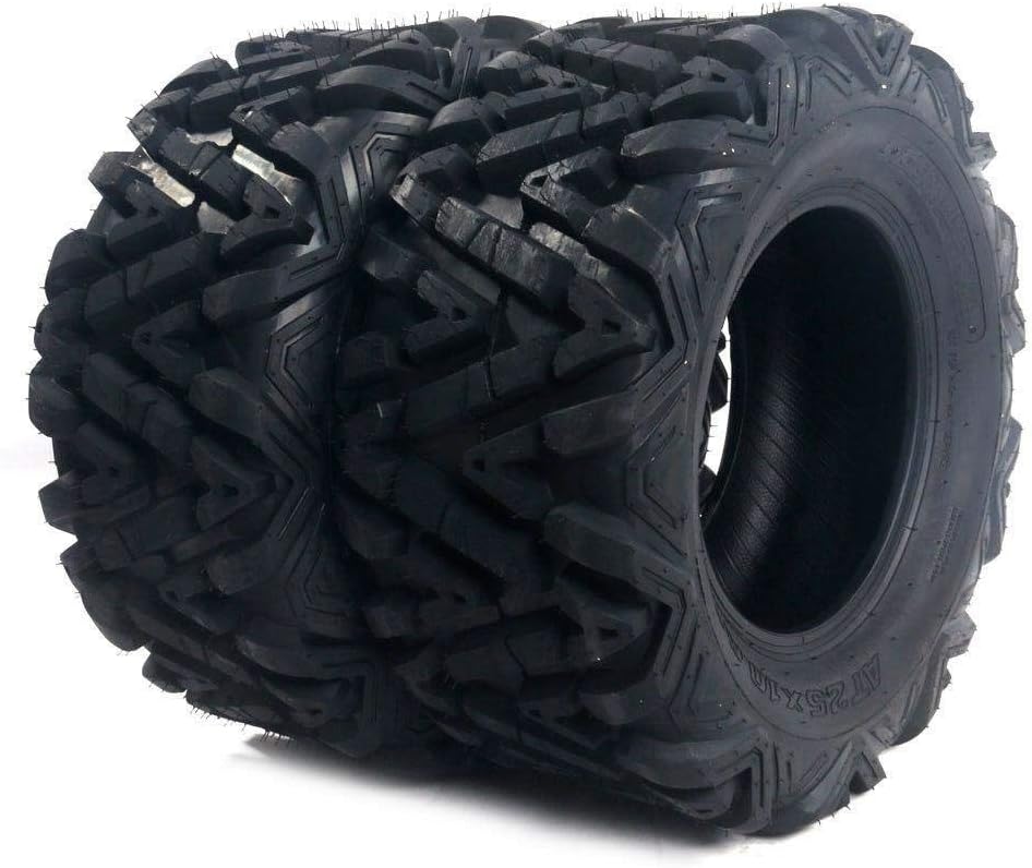 2 PCS All Terrain Tubeless ATV UTV Sports Tires 27x9-12 Front Left & Right 6PR E141233