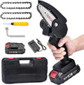 Cordless Electric Mini Chainsaw with 2 Batteries Y235308