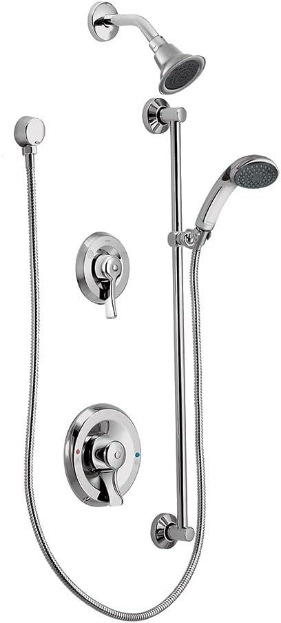Chrome Pressure Balancing Shower and Handshower Trim J82614