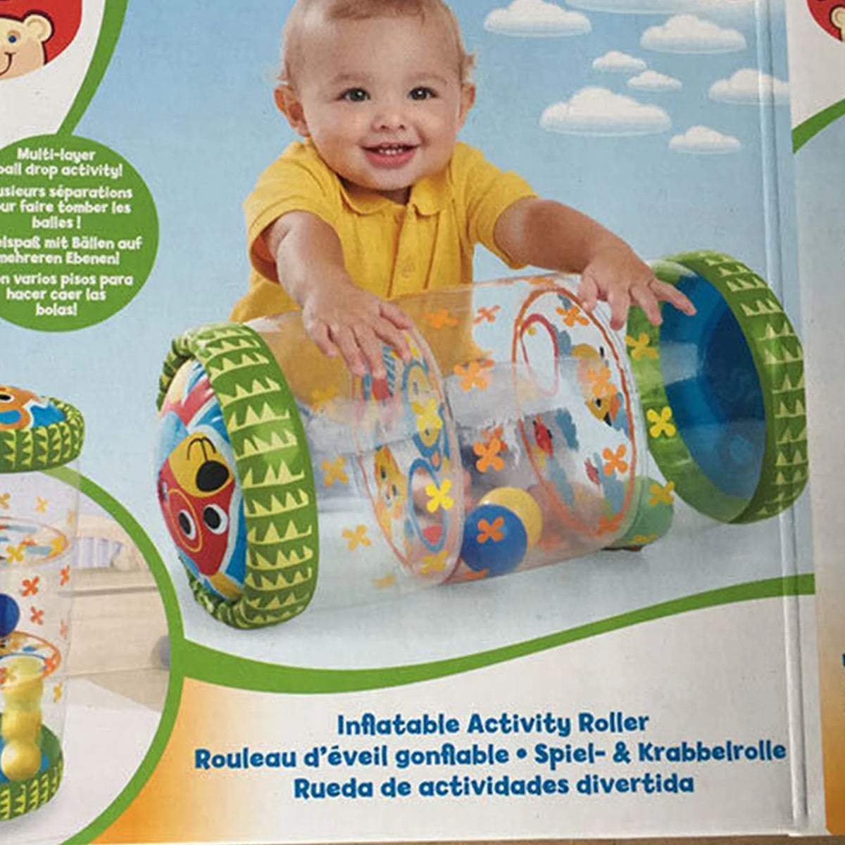 Inflatable Baby Roller Toy with Bell L575853