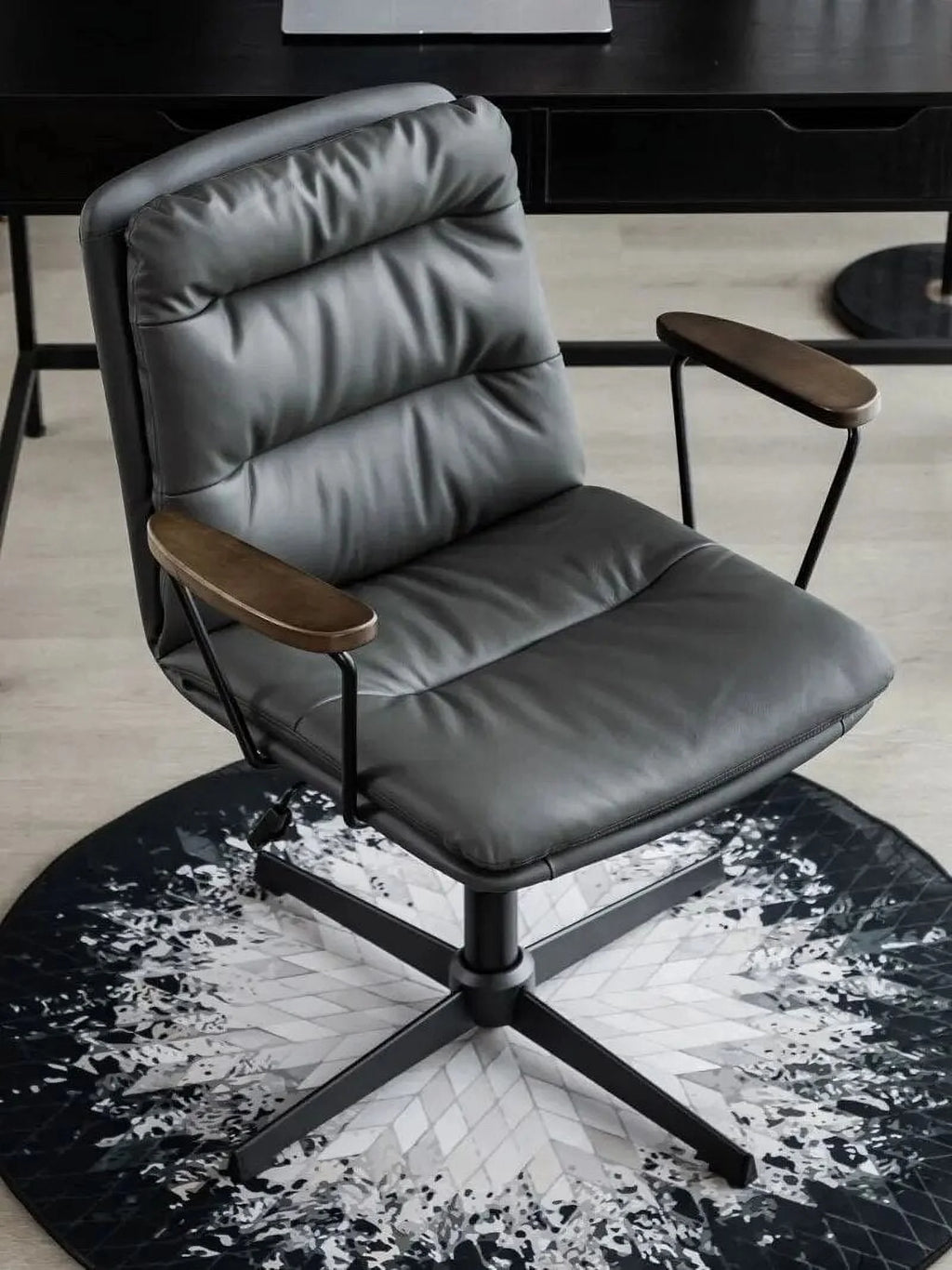 Cow Leather Computer Chair Office Chair W77763