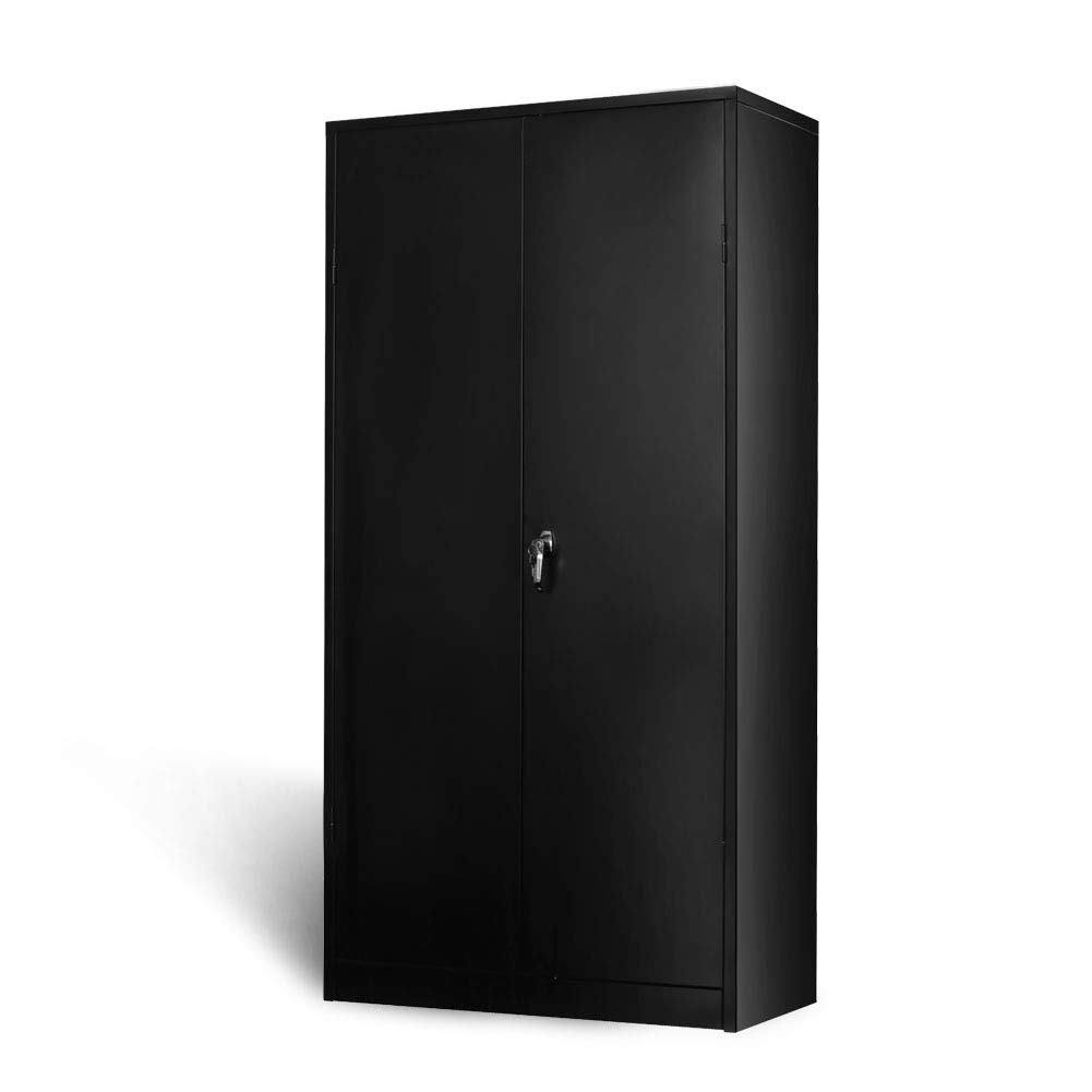 Black 5-Tier Steel Storage Cabinet X50845
