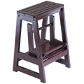 Walnut Finish Step Stool G8178
