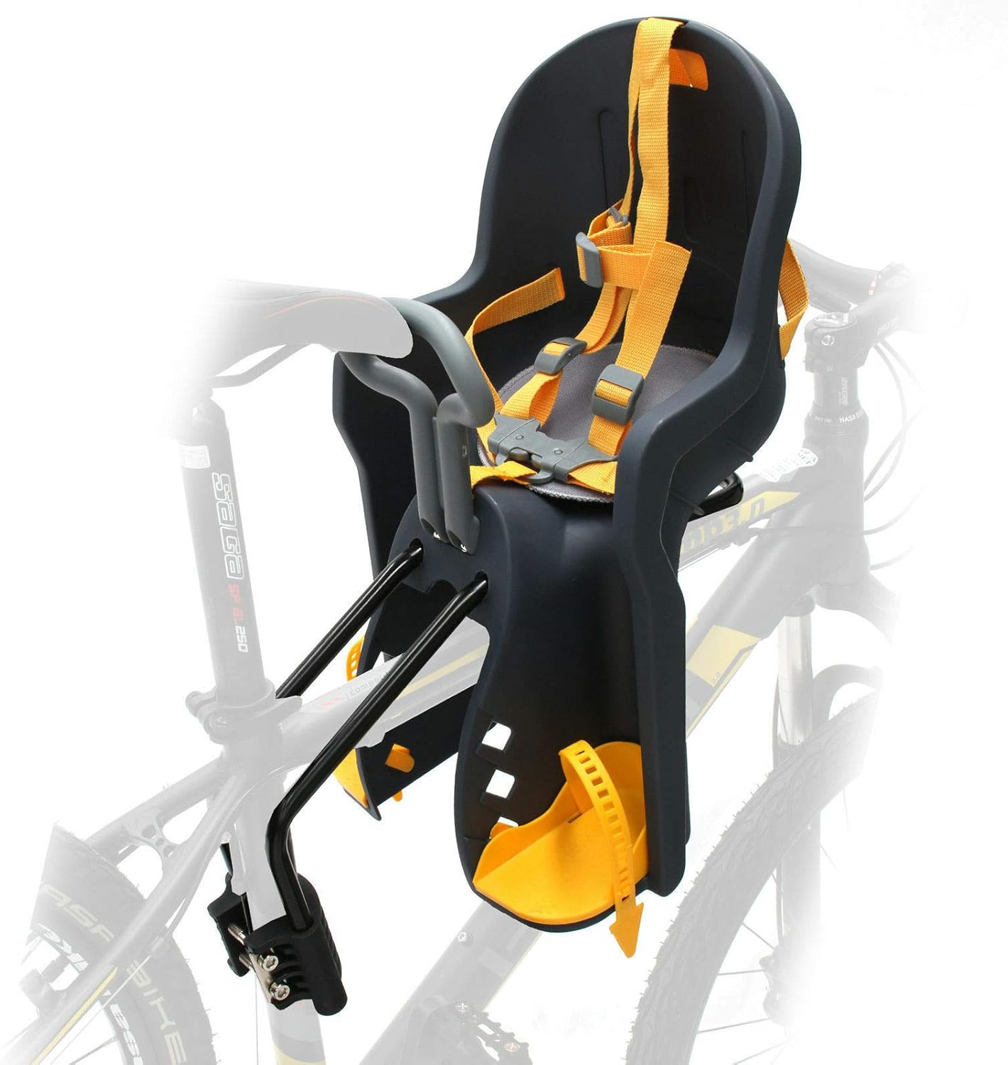 Pack of 2 Front Mount Baby Carrier Bicycle Seat with Handrail C58992