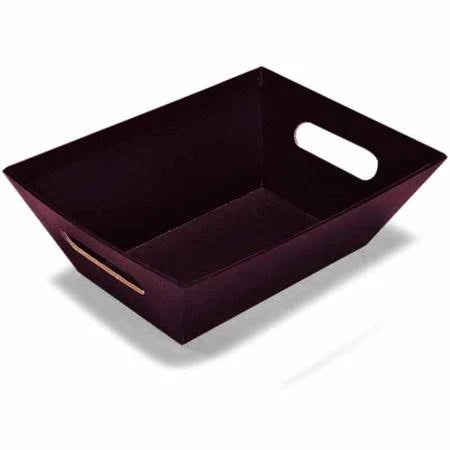 Black Heavy Cardboard Basket Tray J99162