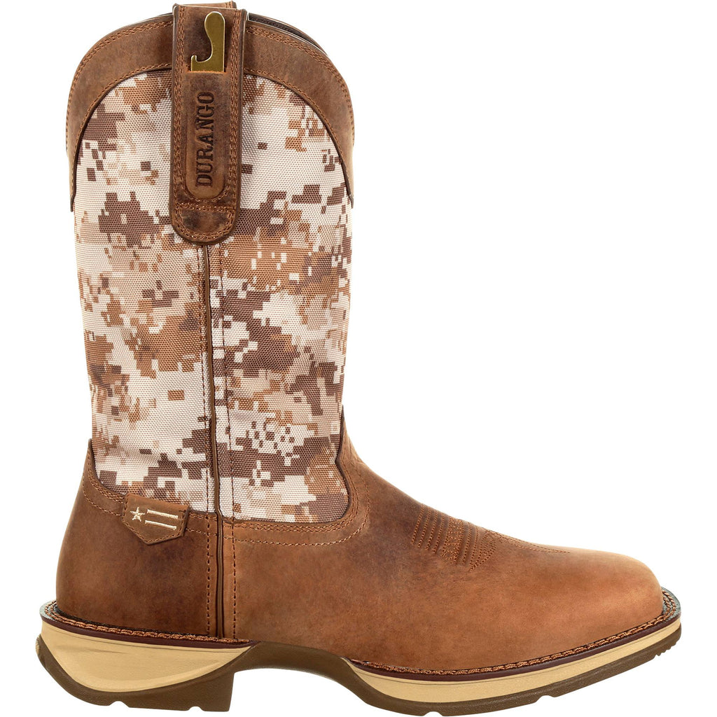 Brown Desert Camo Work Boots D1749