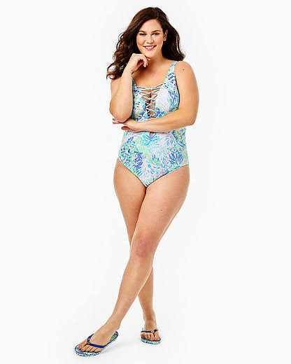 Isle Lattice One-Piece Multi Shell of A Party H44726