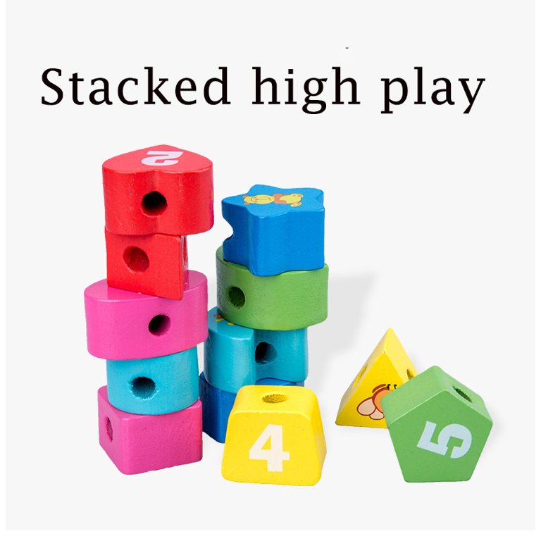 Wooden Shape Sorting Clock Toy F230