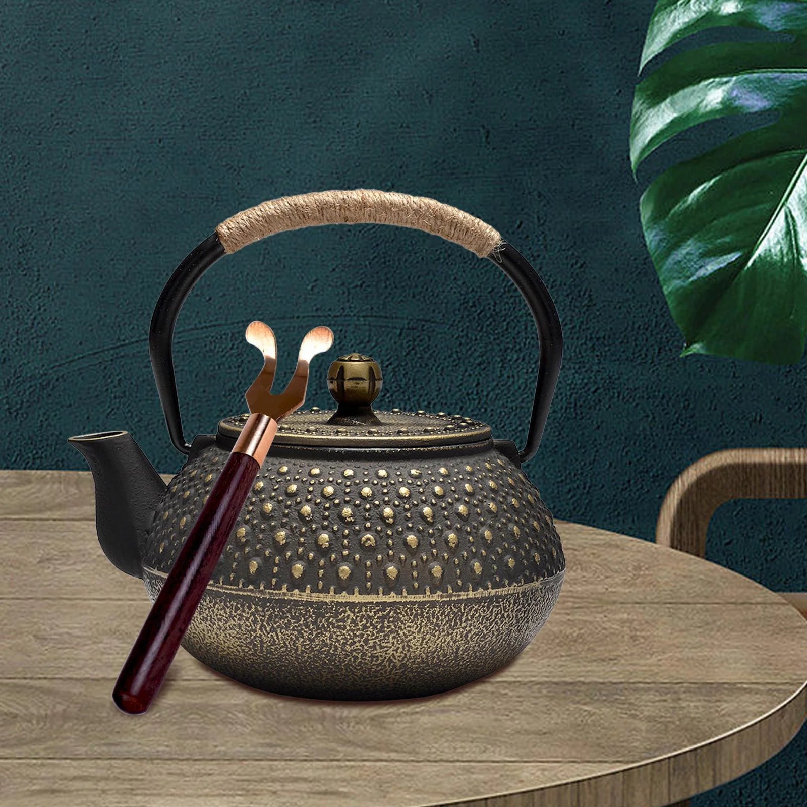 Cast Iron Teapot Tea Kettle Q1830
