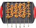 Cast Aluminium Griddle Plate with 6 Stainless Steel Skewers J500