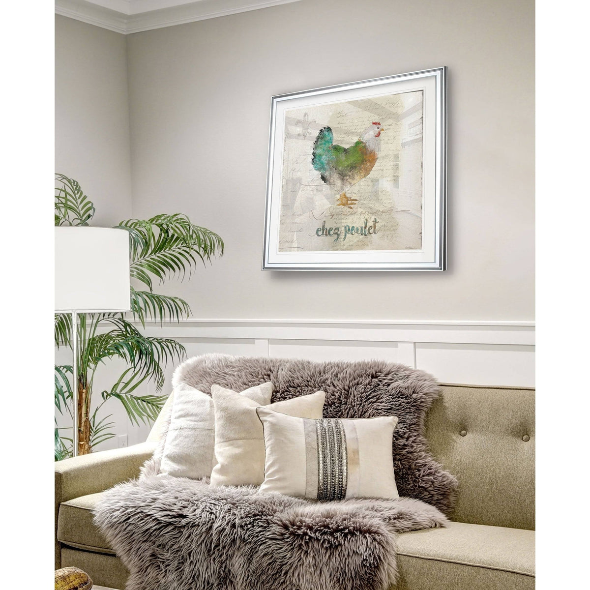 38 x 38 Framed Giclee Print S856