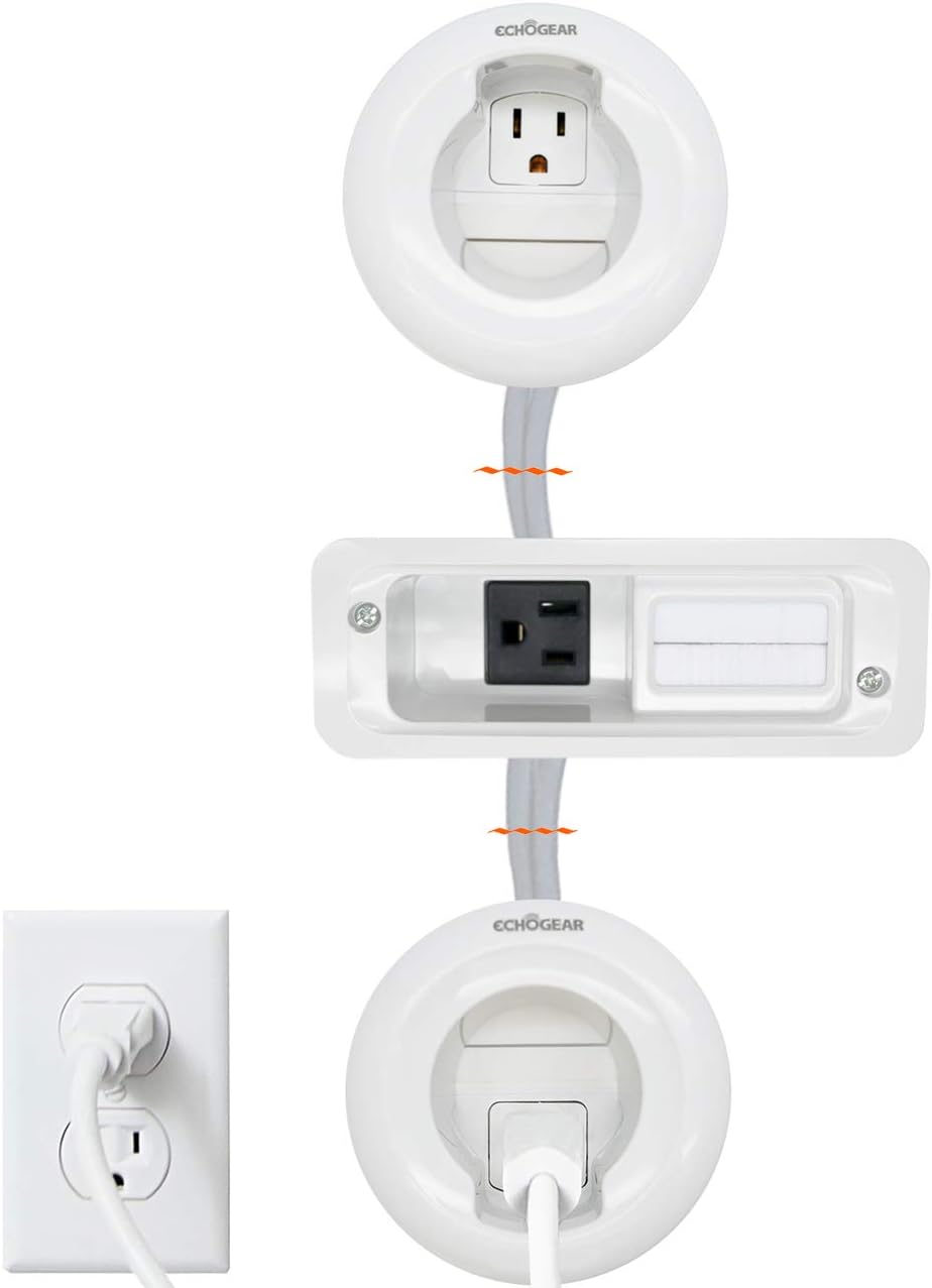 In-Wall TV & Soundbar Power Kit with Low Voltage Cable Management X3205