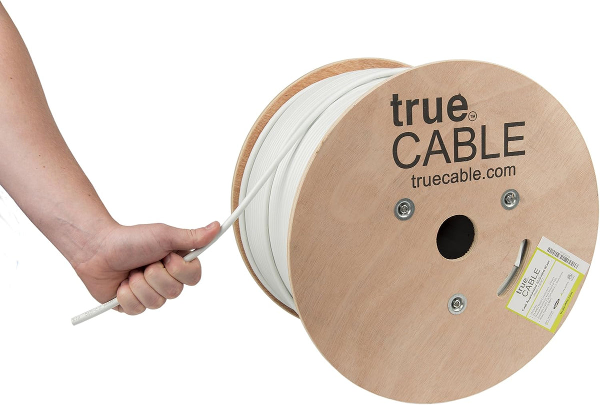 1000ft Black 23AWG Solid Bare Copper Bulk Ethernet Cable D84712