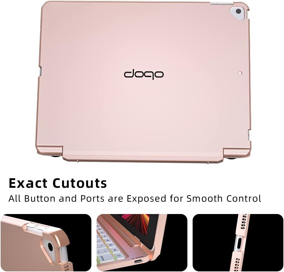Keyboard Case for iPad Pro 12.9 inch with Trackpad, Detachable Bluetooth Keyboard Case V16488
