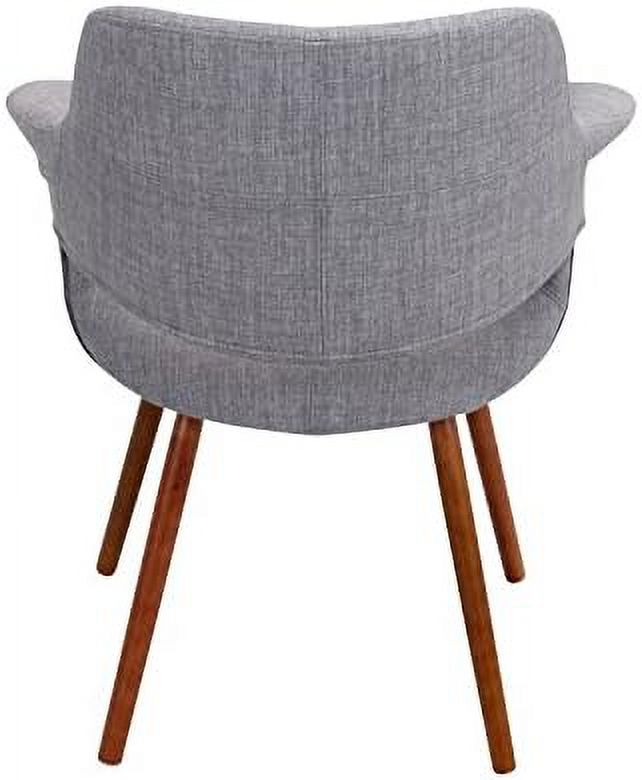 Mid-Century Modern Chair in Light Grey T31760