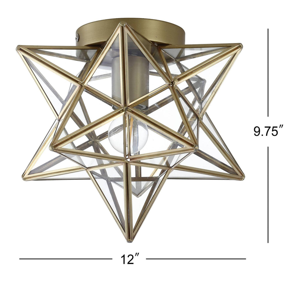 Gold LED Flush Mount Z1516