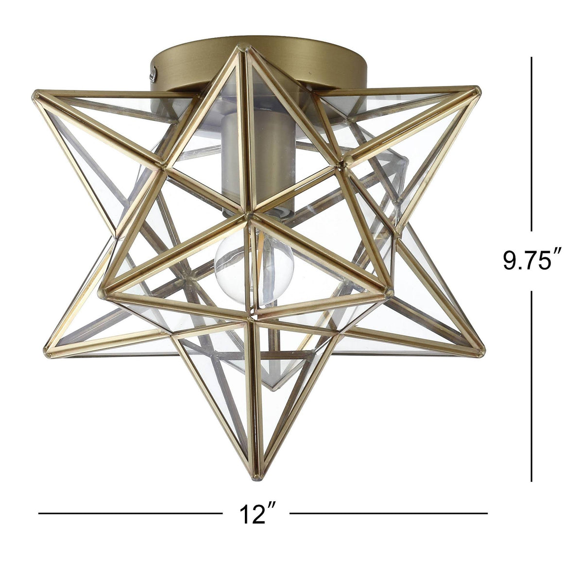 Gold LED Flush Mount Z1516