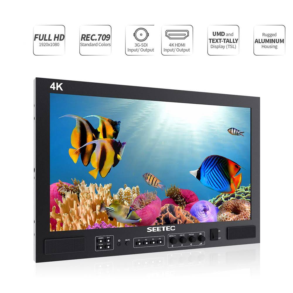 17.3x22 Full HD 3G-SDI 4K HDMI Broadcast Studio Monitor V602