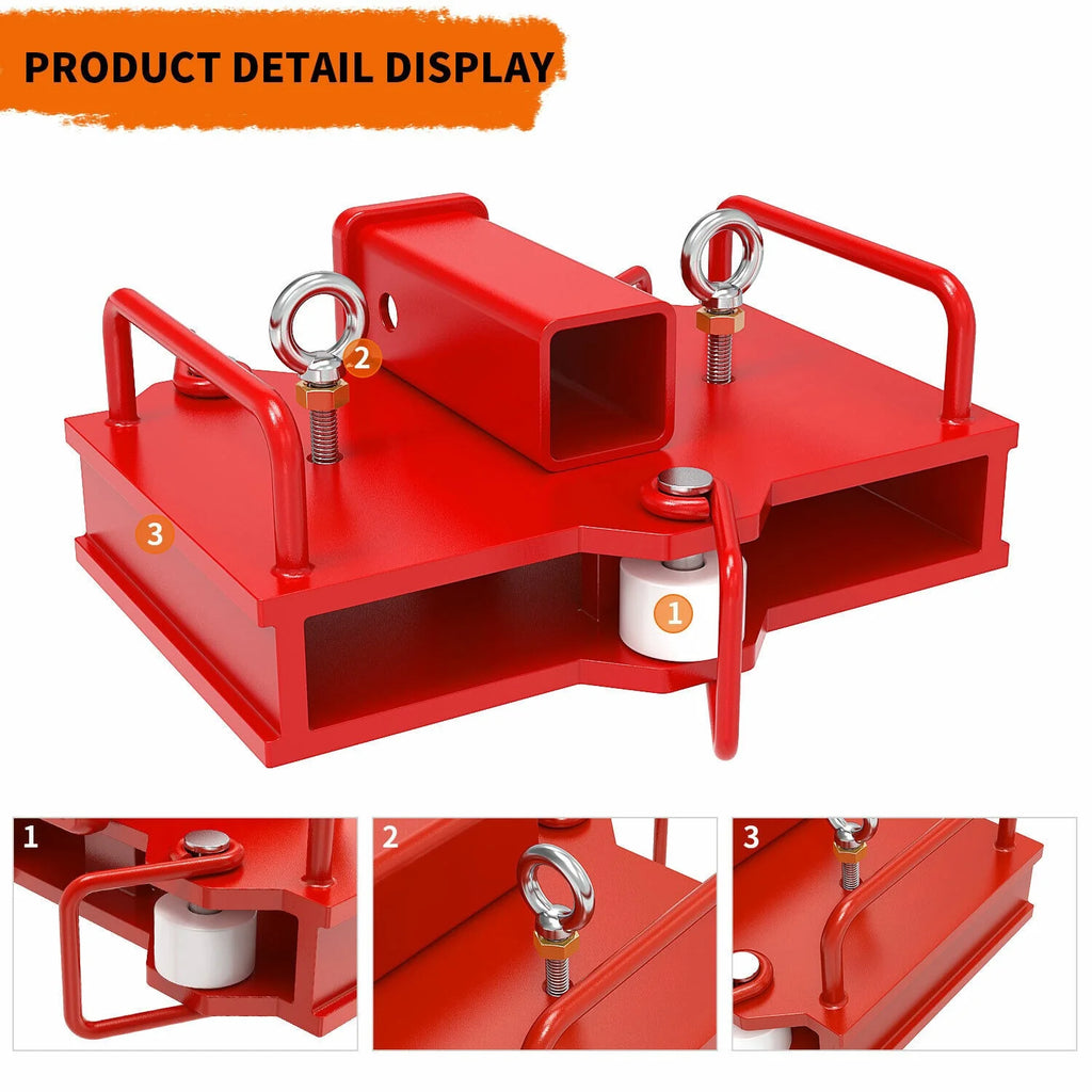 2'' Forklift Trailer Hitch Receiver Tow Hitch V640723