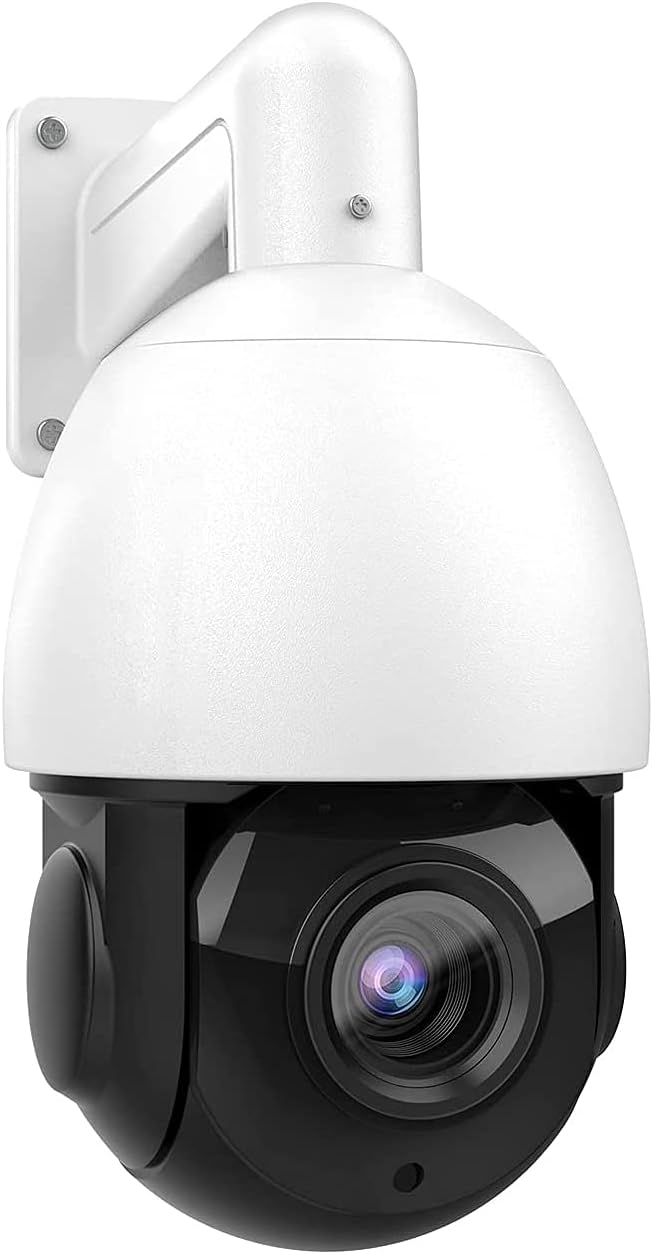 4MP PTZ Outdoor PoE IP Camera Speed Dome, 25x Optical Zoom, 165ft Night Vision, 360° Pan & 90° Tilt B561136