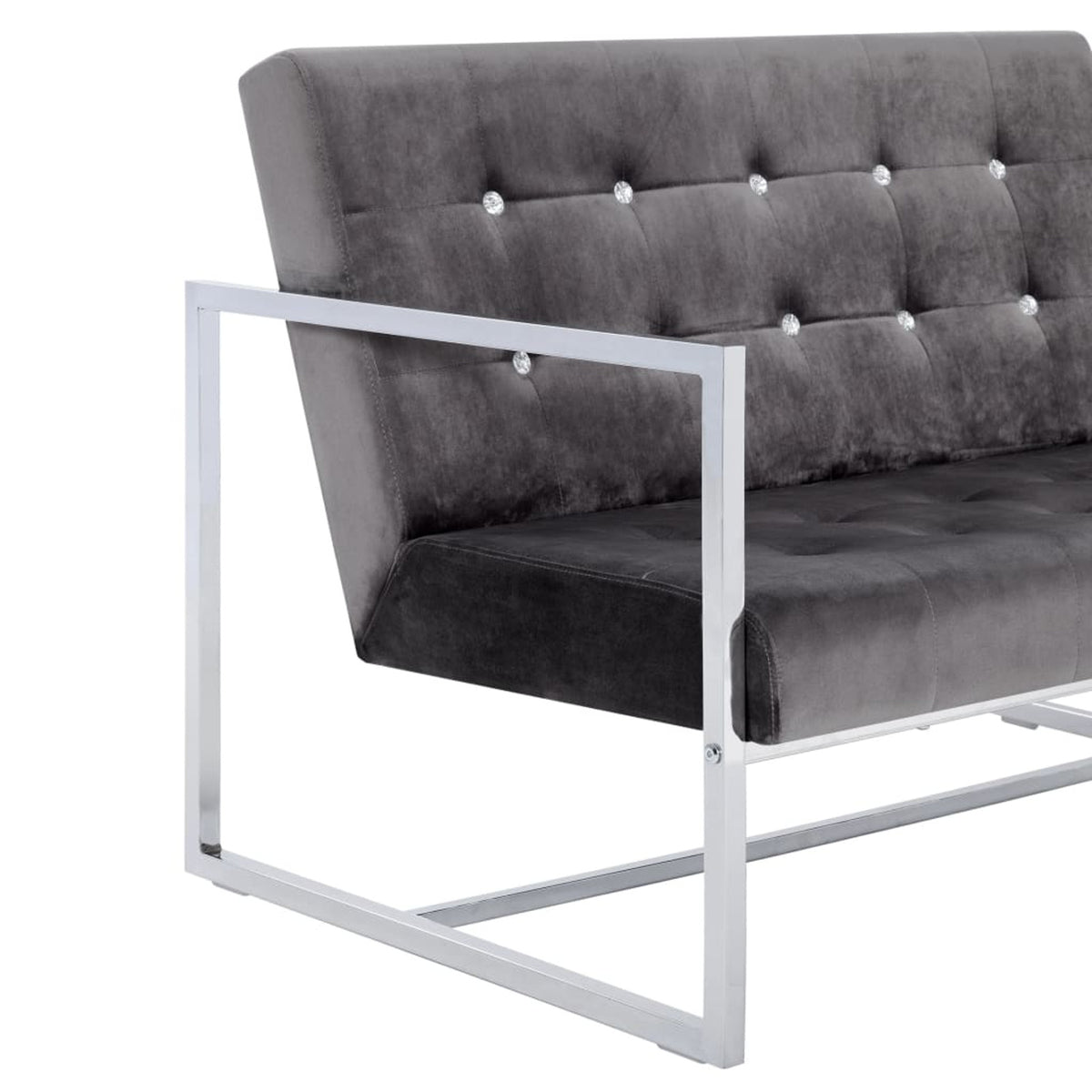 2-Seater Sofa Dark Gray W445
