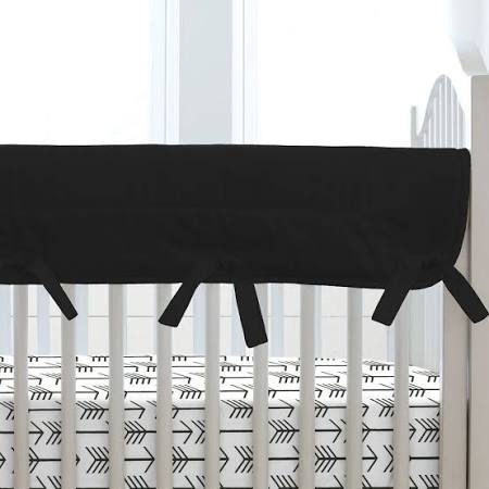 Solid White Crib Rail Cover P662399