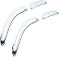 Chrome Side Window Deflector, 4-Piece Set H317988