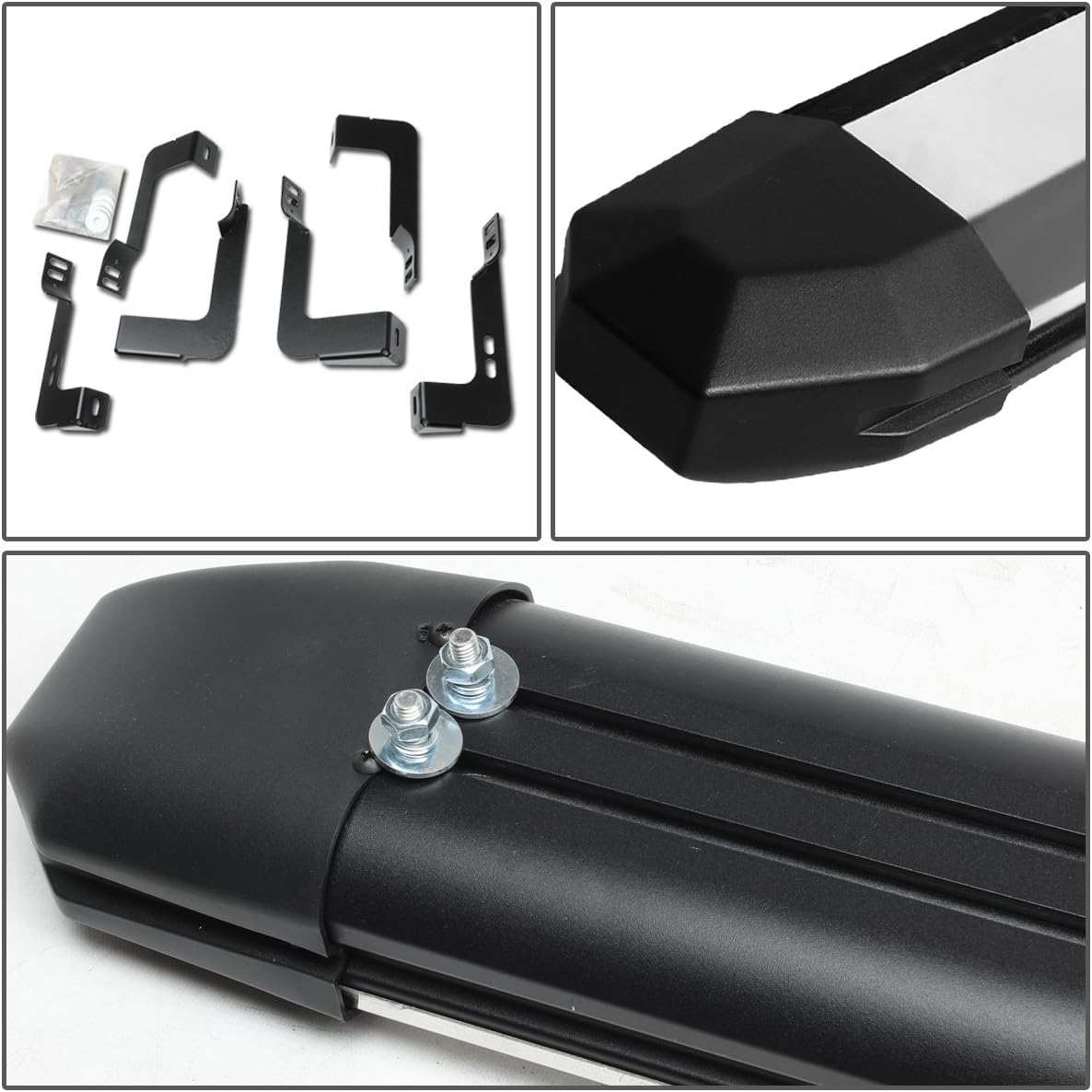Polished Chrome Aluminum Side Step Nerf Bar Running Board Q528928