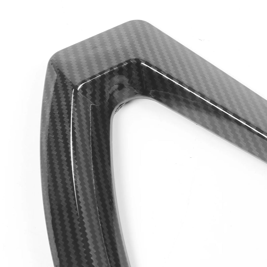 Carbon Fiber Print ABS Plastic Side Fender Vent Trim 2PC Y501