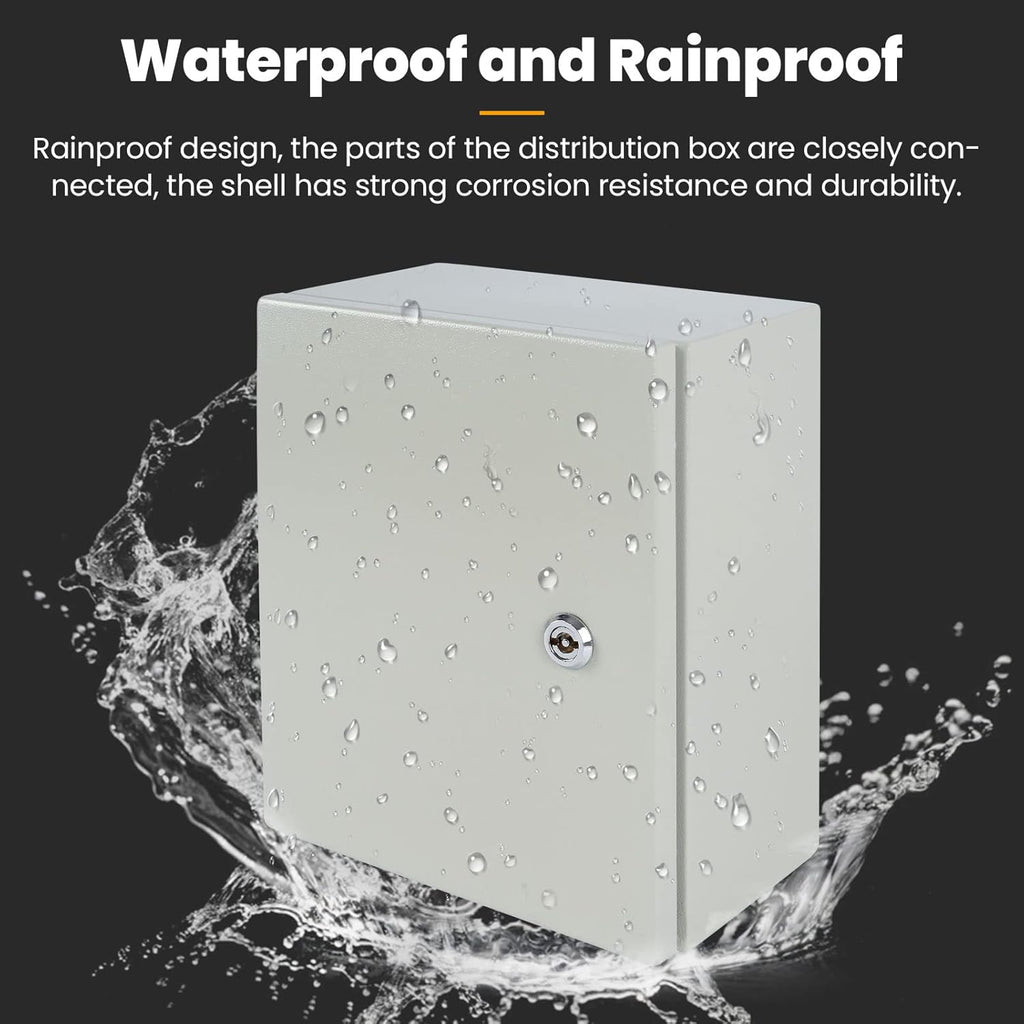 Metal Electrical Box IP65 Outdoor Junction Box 8x6x12 T367848