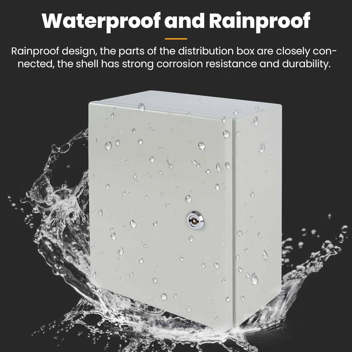 Metal Electrical Box IP65 Outdoor Junction Box 8x6x12 T367848