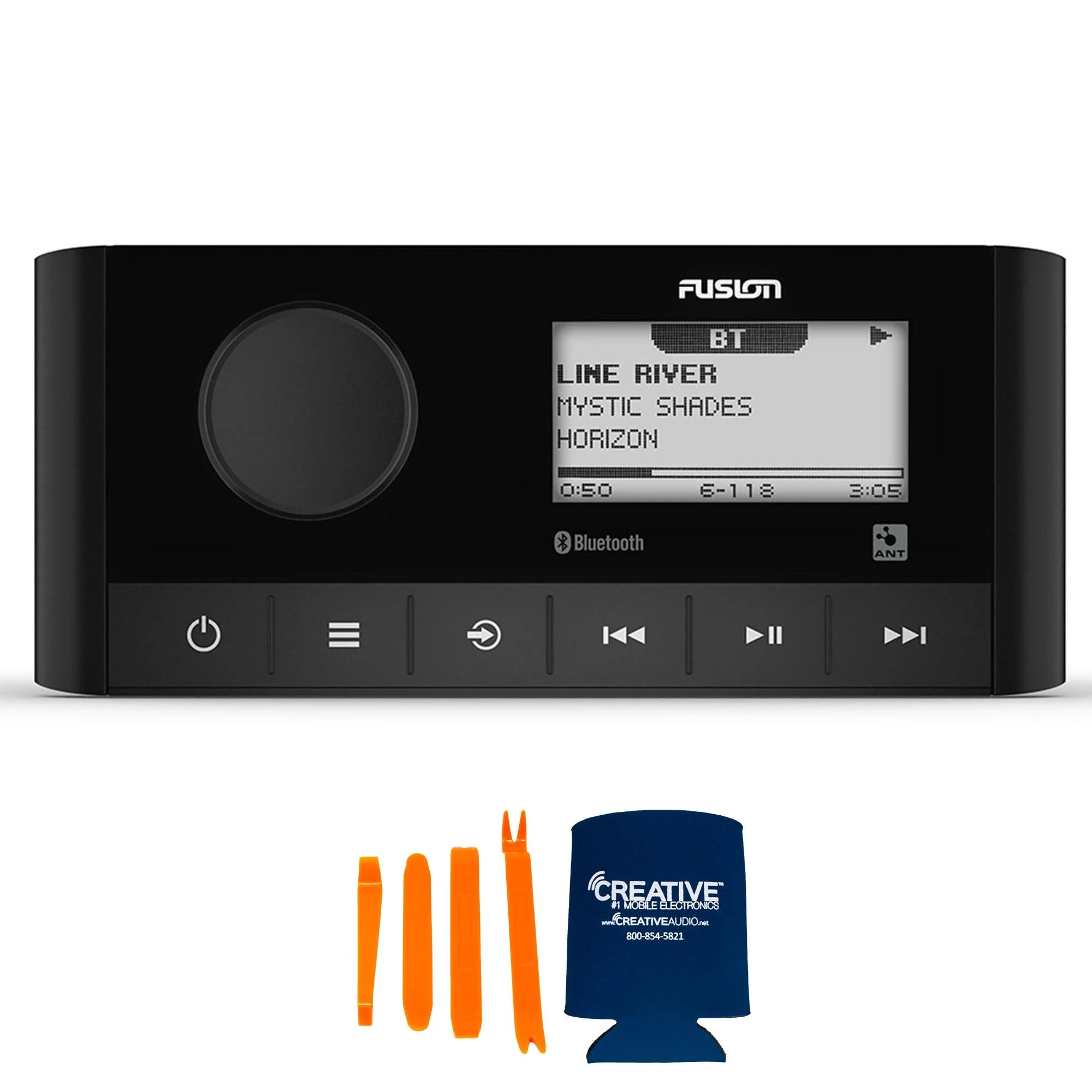 Marine Stereo With 2 Pair of 6.5" White Grill Marine Speakers Z42539