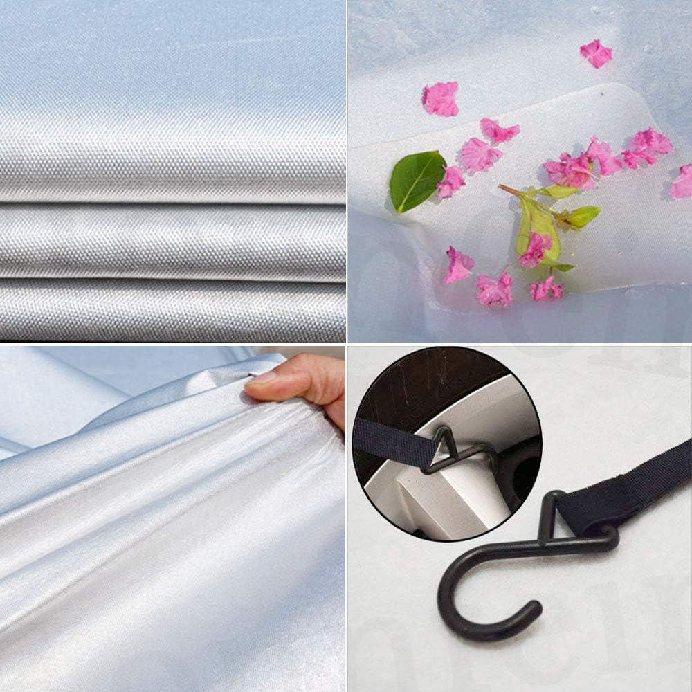 Half Car Cover with Cotton All Weather Waterproof Universal Car Half Cover H43680