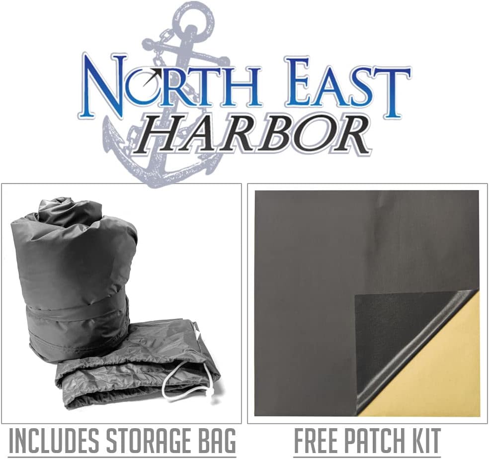 Waterproof RV Fifth Wheel Cover Fits Length 35'-37' Feet Travel Trailer Camper Zippered Panels O721854