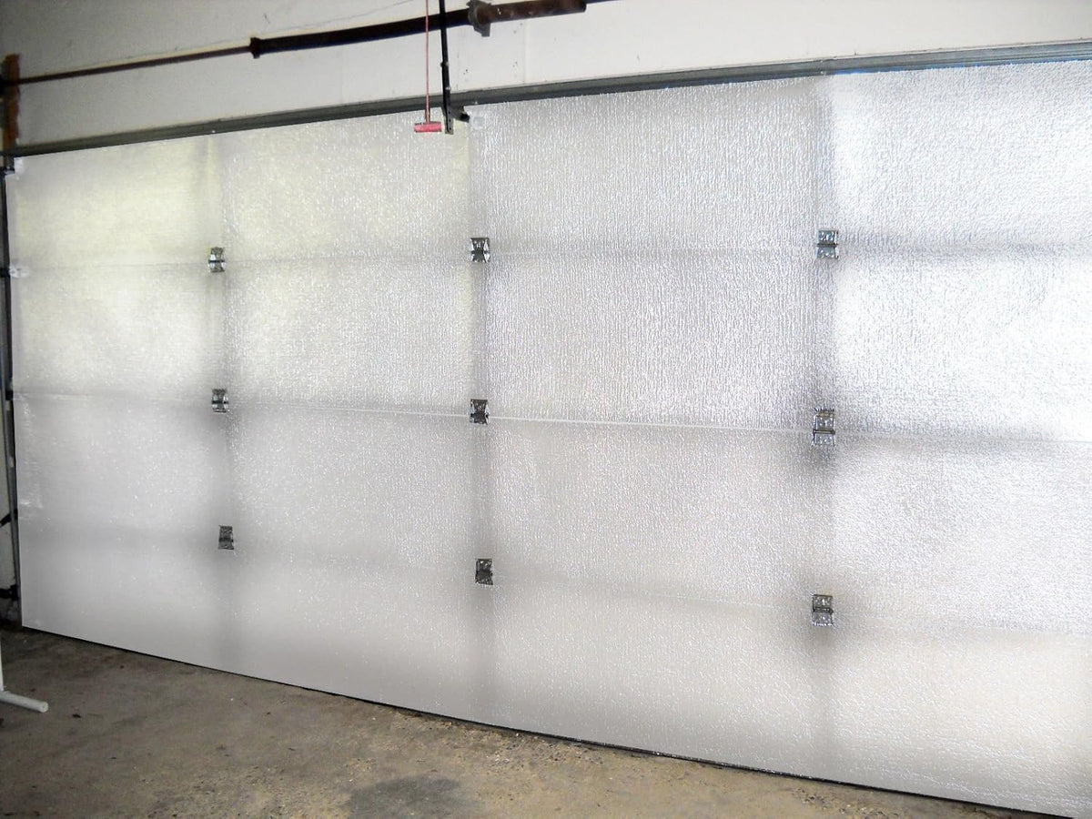 White 1 Car Garage Door Insulation Foam Kit A764