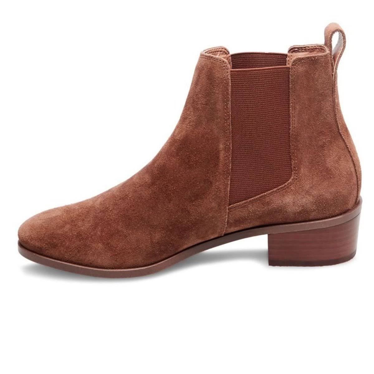 Cognac Suede Dress Shoes Q312