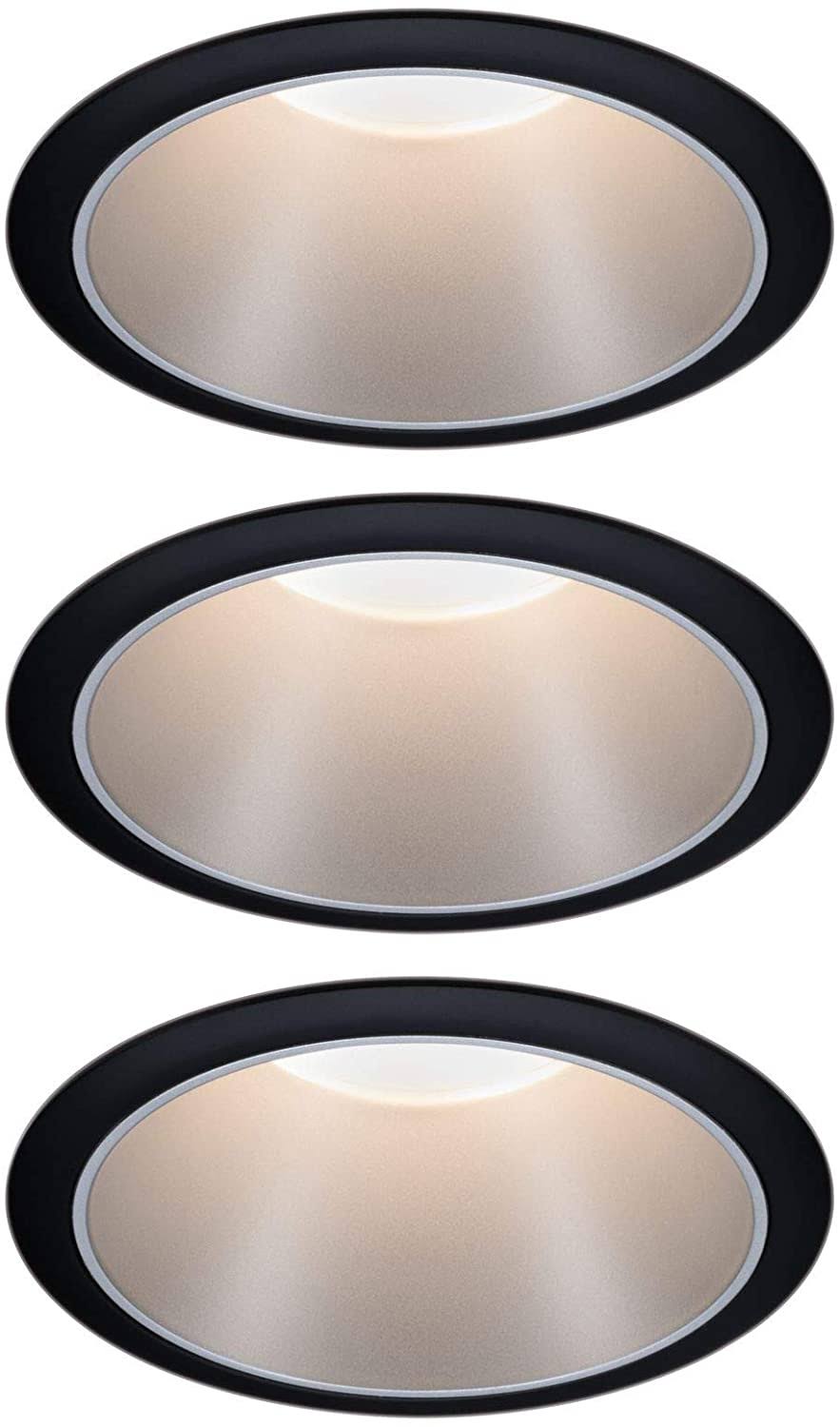 Black Silver Recessed Lamp LED Spotlight U67045