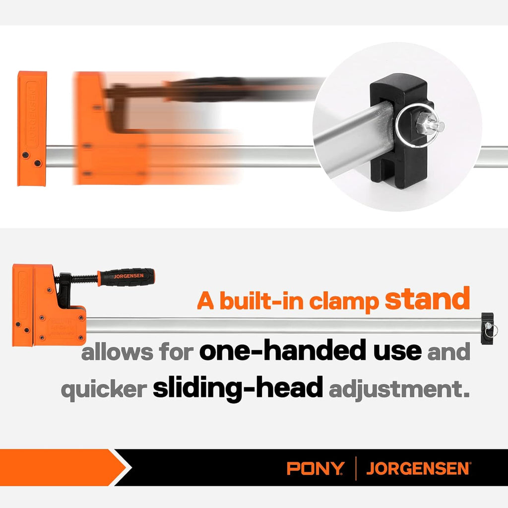 24-inch 90° Parallel Jaw Bar Clamp, 2-pack J488224