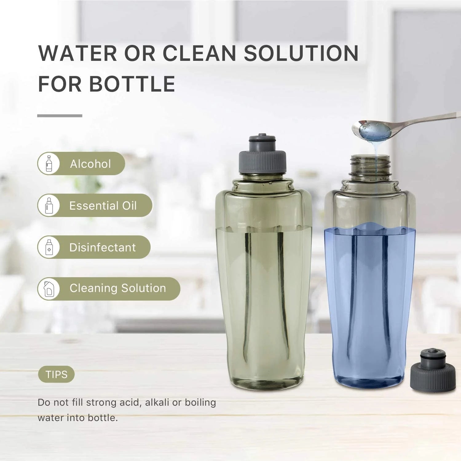 Microfiber Spray Mop with 2 Refillable Water Bottles, 4 Washable Mop Pads, 650 ml V22447