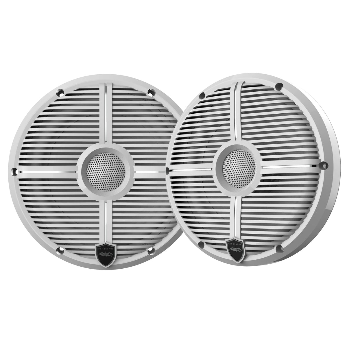 Marine Stereo With 2 Pair of 6.5" White Grill Marine Speakers Z42539