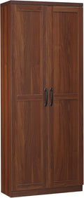 63 2-Door Freestanding Storage Cabinet with 2 Adjustable Shelves E1457