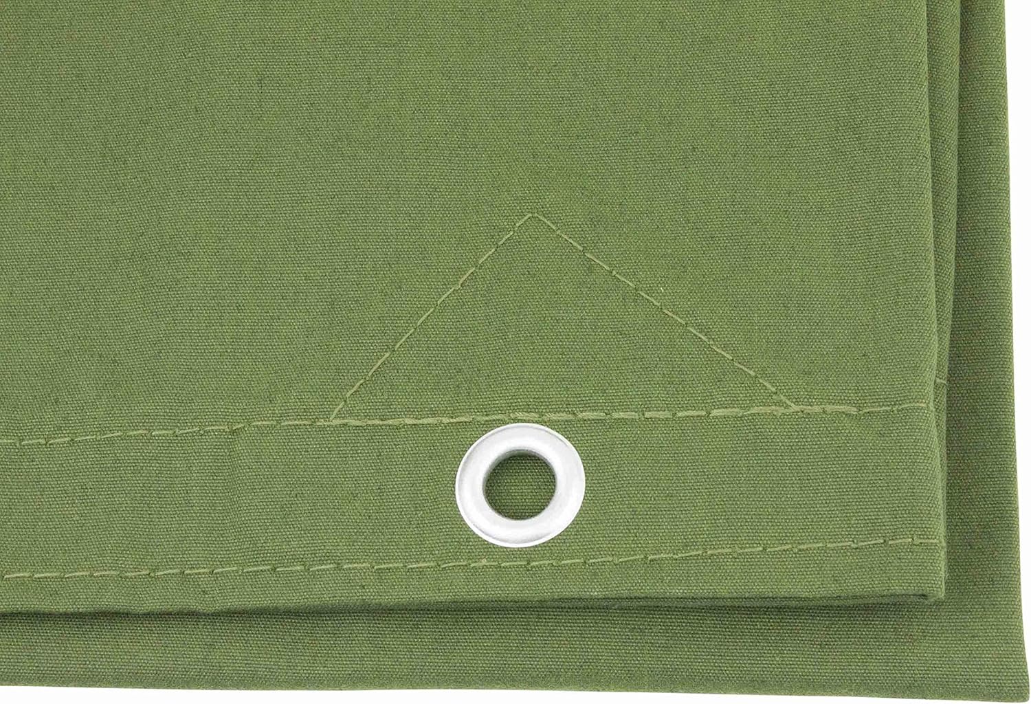Green Canvas Tarp 12oz Water Resistant 12' x 16' T54249