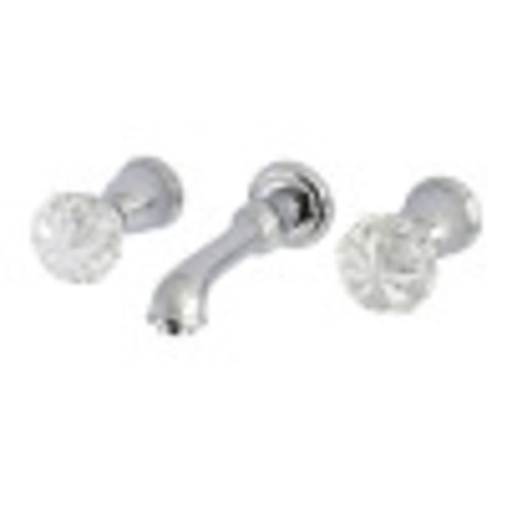 Polished Chrome Wall Mount Bathroom Faucet V23197